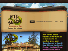 Tablet Screenshot of biteonthebeach.net